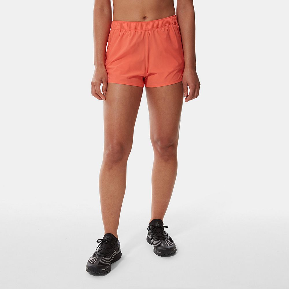 The North Face Shorts Womens Australia - The North Face Wander Orange Running & Training (BYH-752364